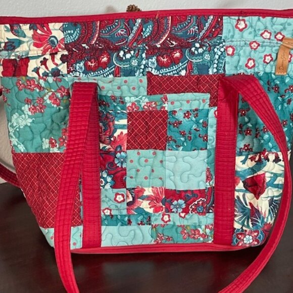 Quilted purse made by Donna Sharp - Picture 1 of 6